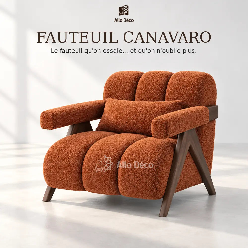 Fauteuil Canavaro Allodeco – Confort & Design Contemporain
