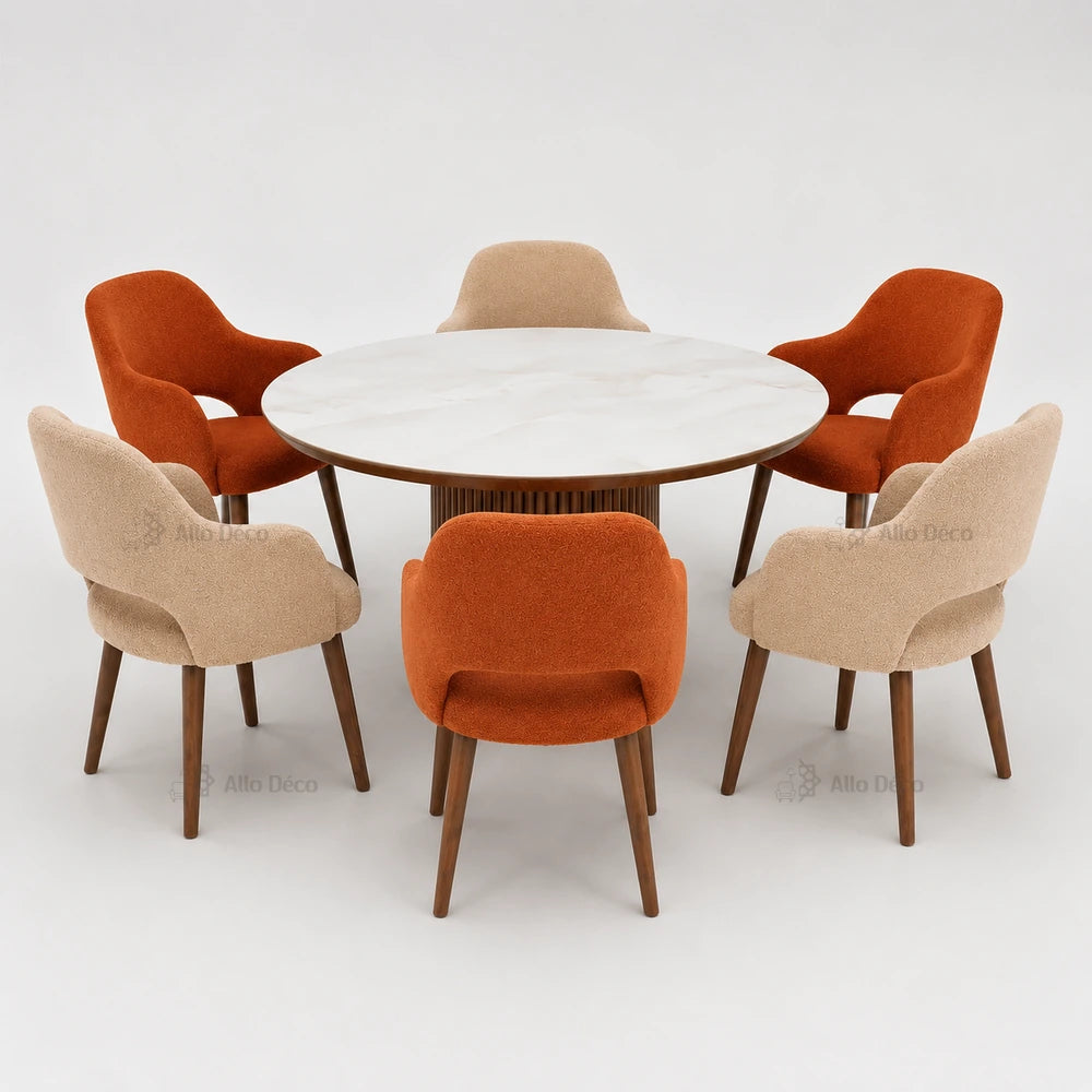 Pack Table SOLENA OSLO Allodeco – Ensemble Salle à Manger