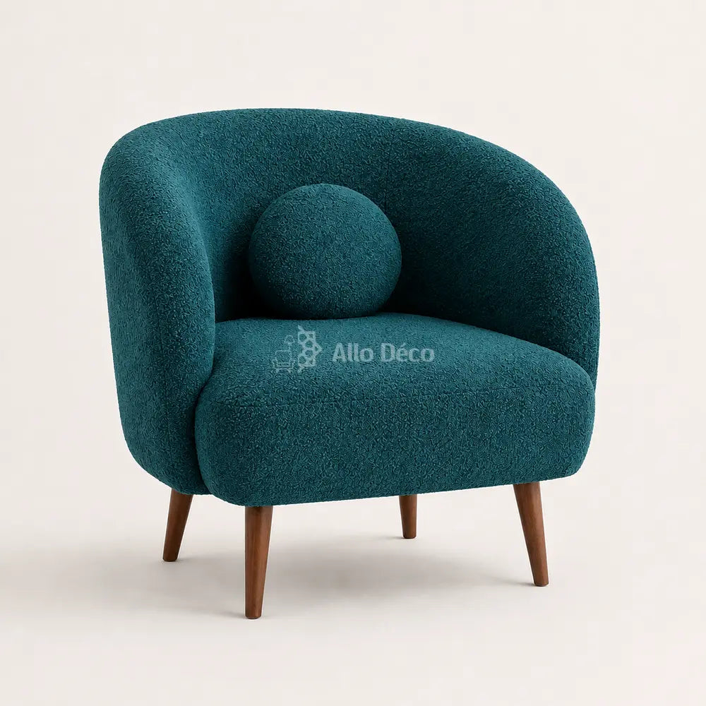 Fauteuil MYLO Allodeco – Bouclette Compact & Confortable