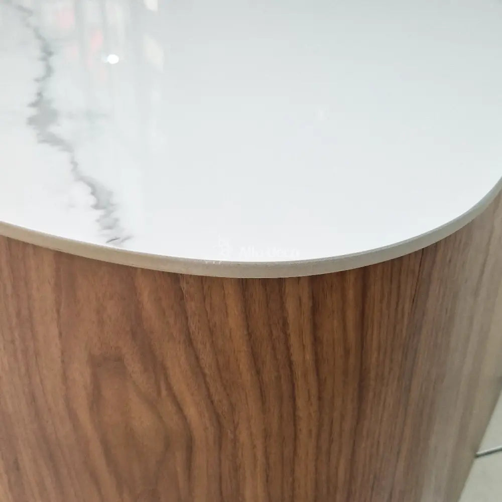 Table Basse ADRIANA Allodeco – Céramique & Noyer