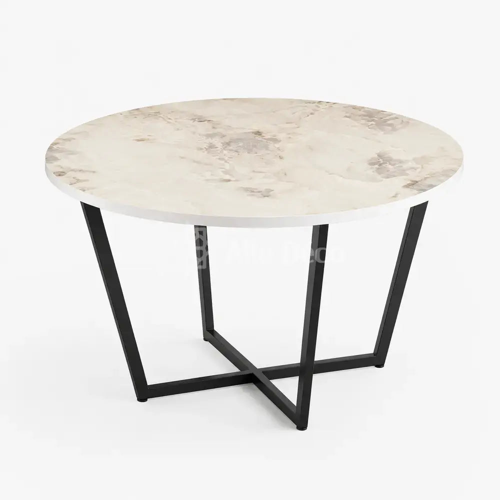 Pack Salle à Manger SEBAGO Allodeco – Table Ø100 + 4 Chaises