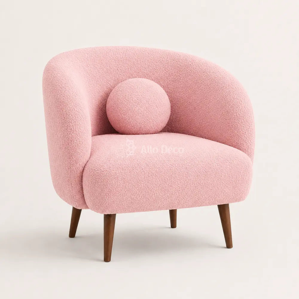 Fauteuil MYLO Allodeco – Bouclette Compact & Confortable