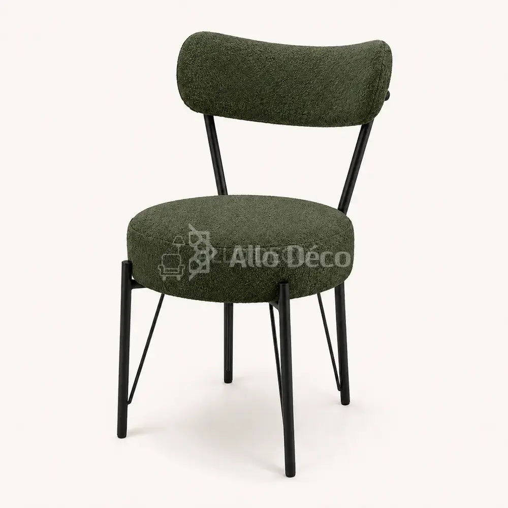 Pack Salle à Manger SEBAGO Allodeco – Table Ø100 + 4 Chaises