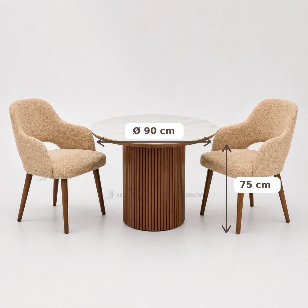 Pack Table SOLENA OSLO Allodeco – Ensemble Salle à Manger
