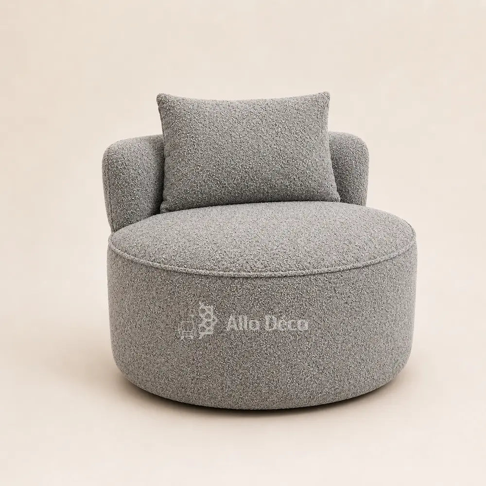 Fauteuil BAMBO 90 cm Allodeco – Rond & bouclette cosy