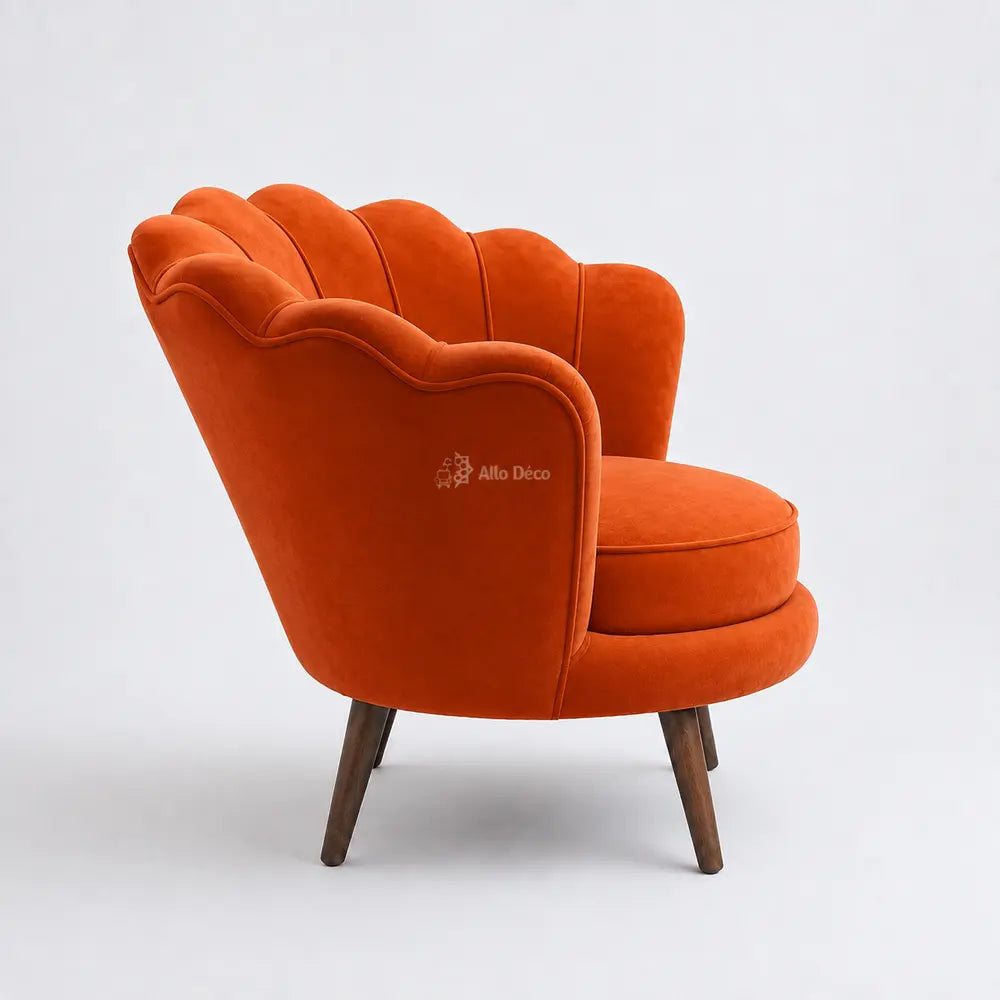 Fauteuil Coquillage Allodeco – Design Élégant & Enveloppant