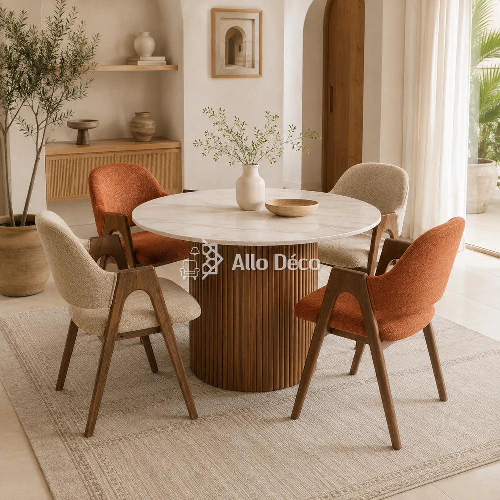 Chaise Alpha Pour salle à manger café restaurant cabinet salle d'attente