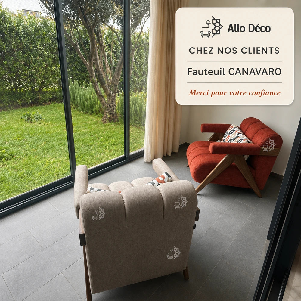 Fauteuil Canavaro Allodeco – Confort & Design Contemporain