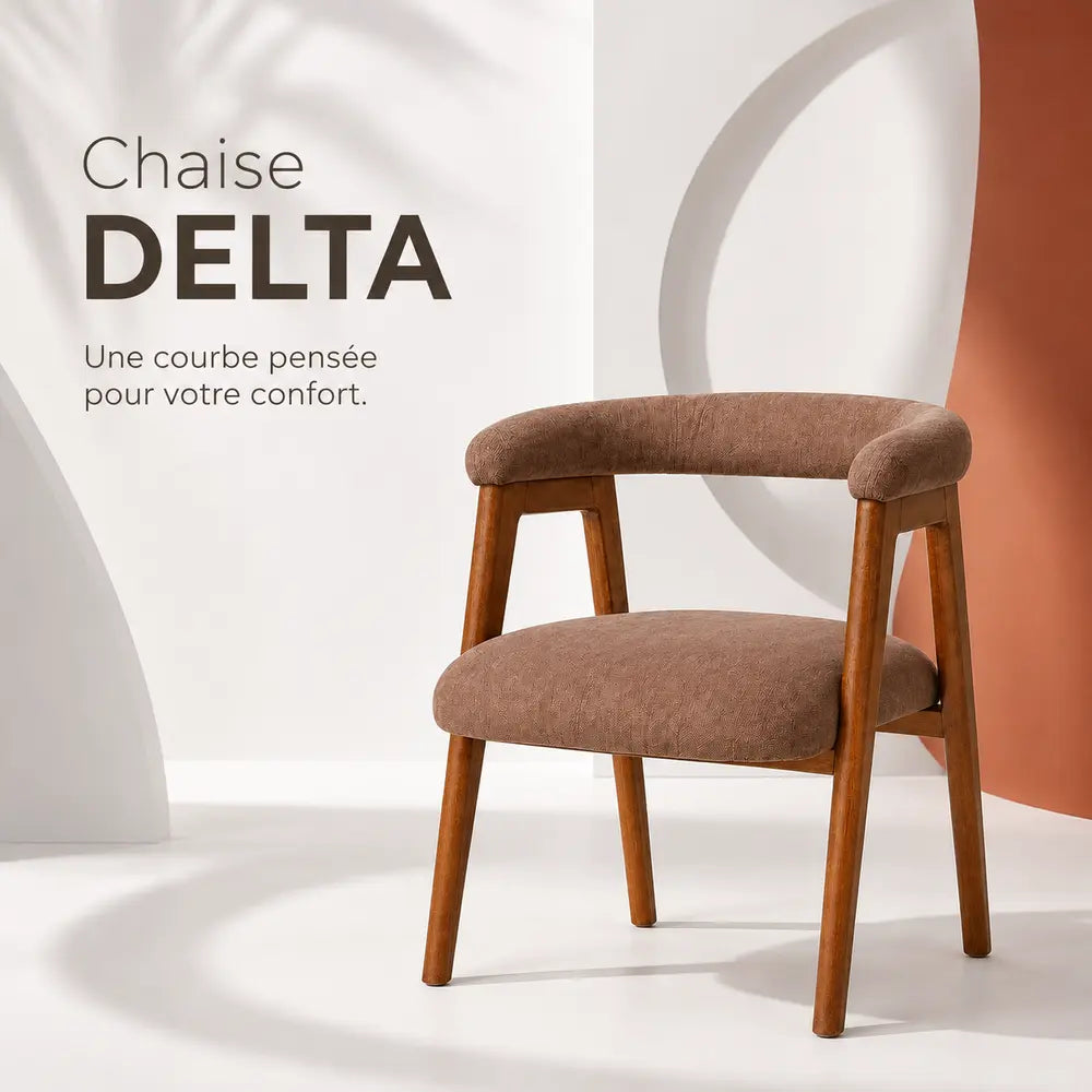 Chaise DELTA Allodeco – Design Élégant & Confort Fauteuil
