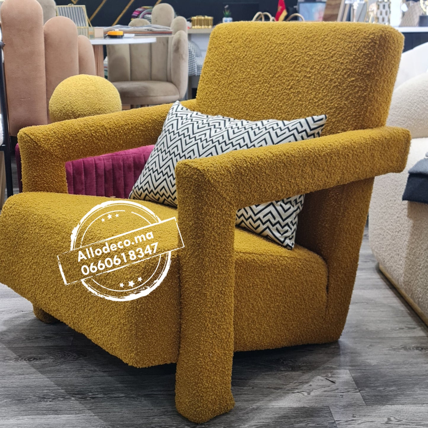 Fauteuil UTRECHT Maroc design - allodeco Maroc