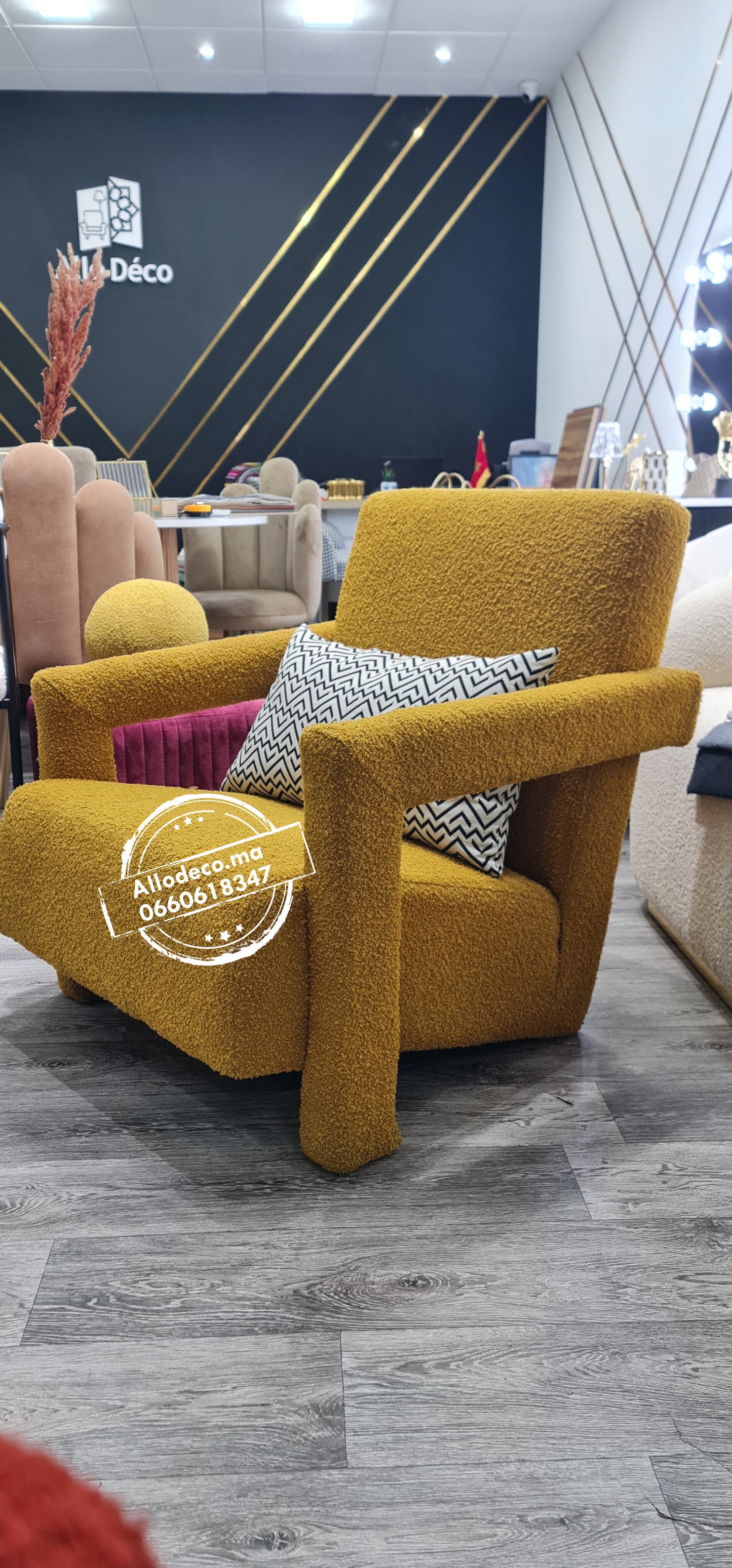Fauteuil UTRECHT Maroc design - allodeco Maroc
