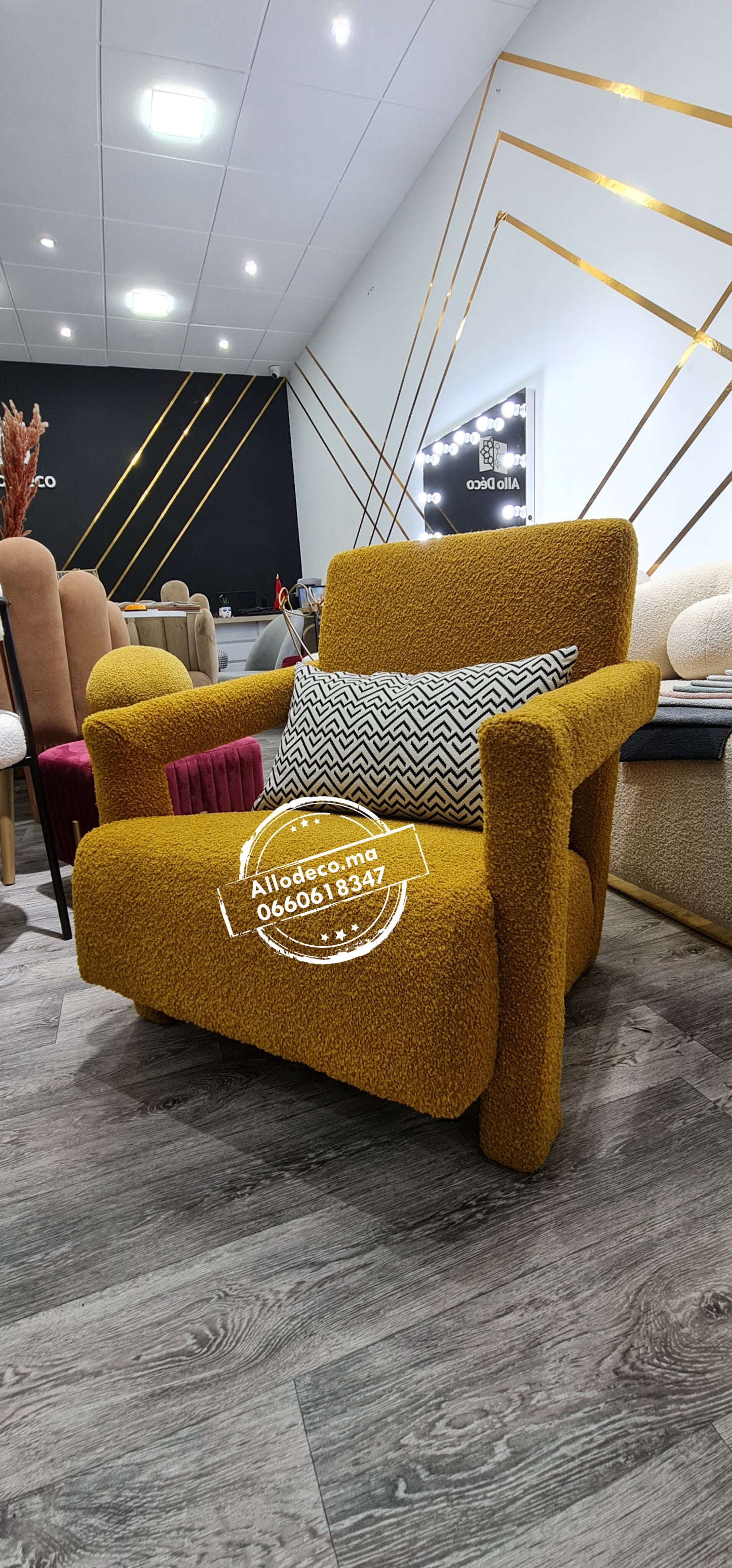 Fauteuil UTRECHT Maroc design - allodeco Maroc