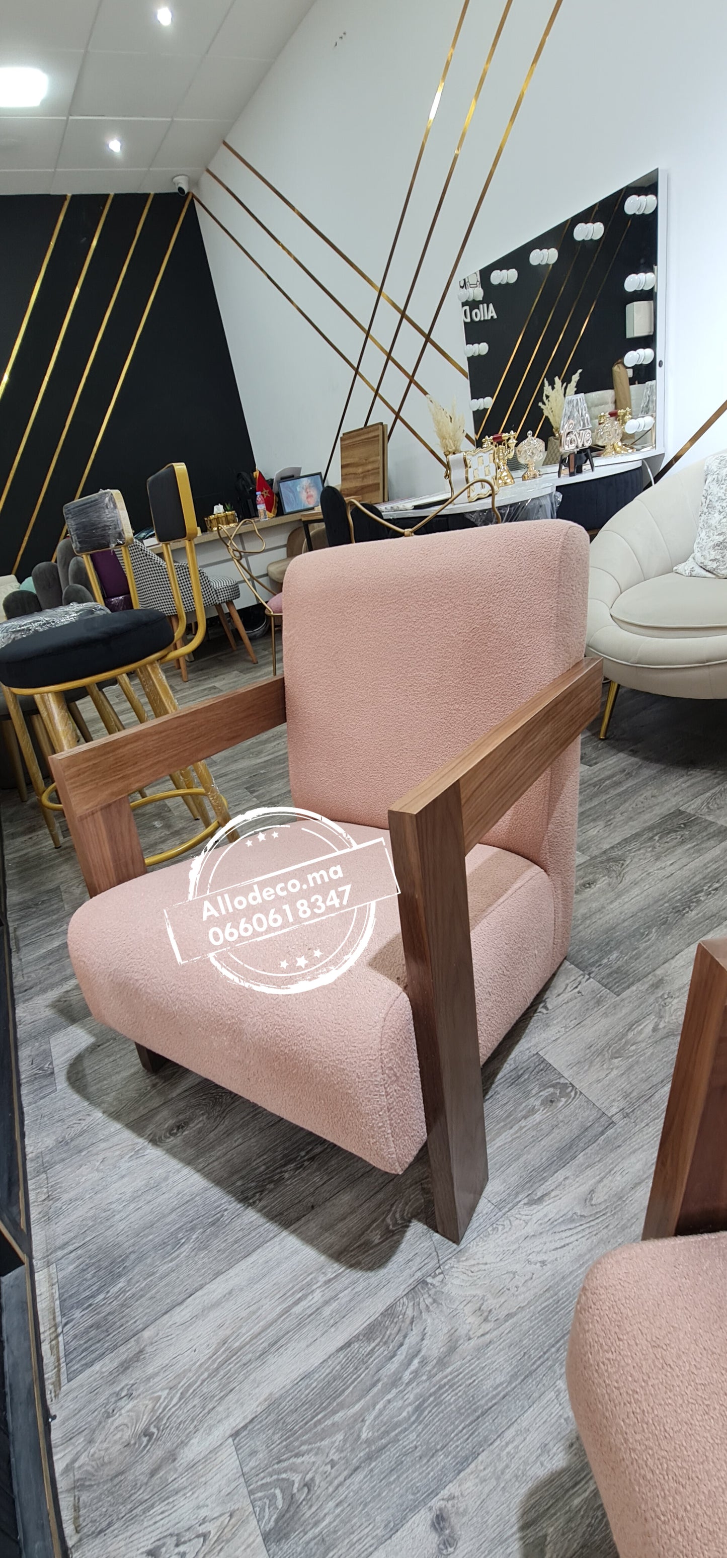 Fauteuil UTRECHT Maroc design - allodeco Maroc
