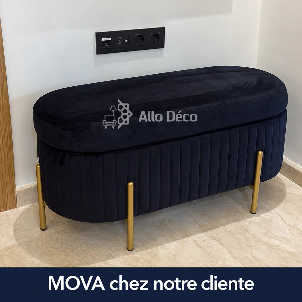 Banquette Coffre MOVA Allodeco – Assise & Rangement Élégant
