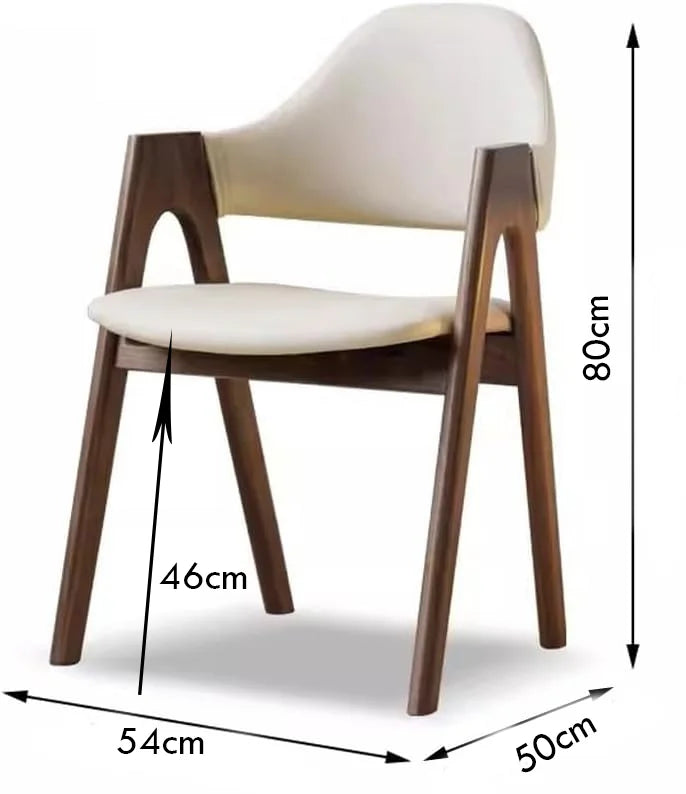 Chaise Alpha Pour salle à manger café restaurant cabinet salle d'attente