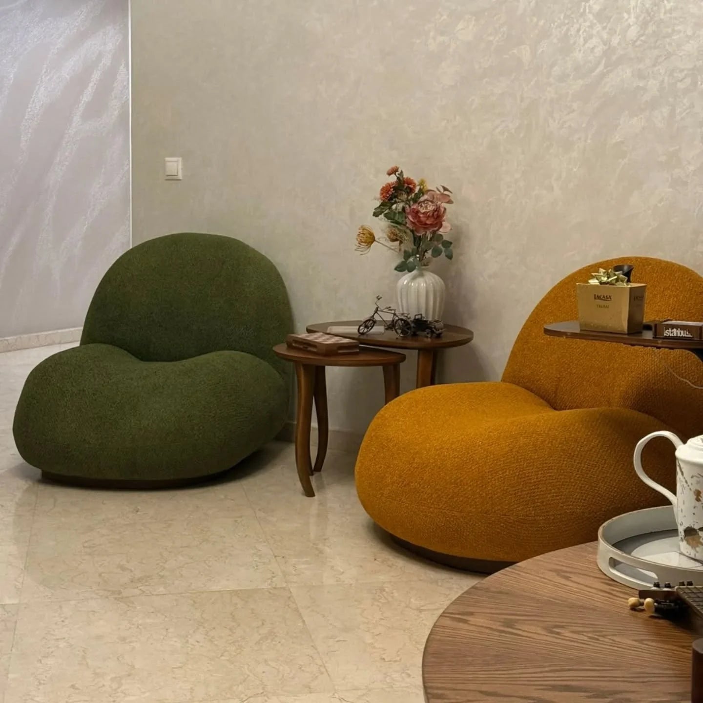 Fauteuil Pacha Bouclette - Allodeco Maroc
