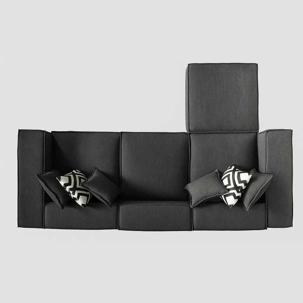 Salon AVANTI – Canapé d’angle moderne modulable (sur commande)