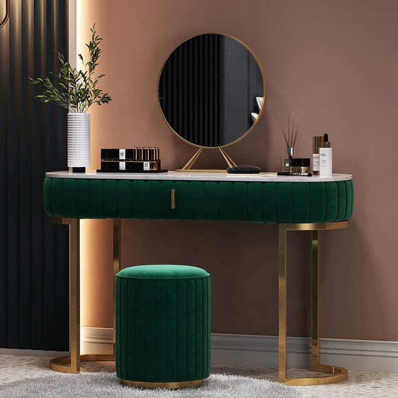 Pack Coiffeuse + Tabouret + Miroir Maroc