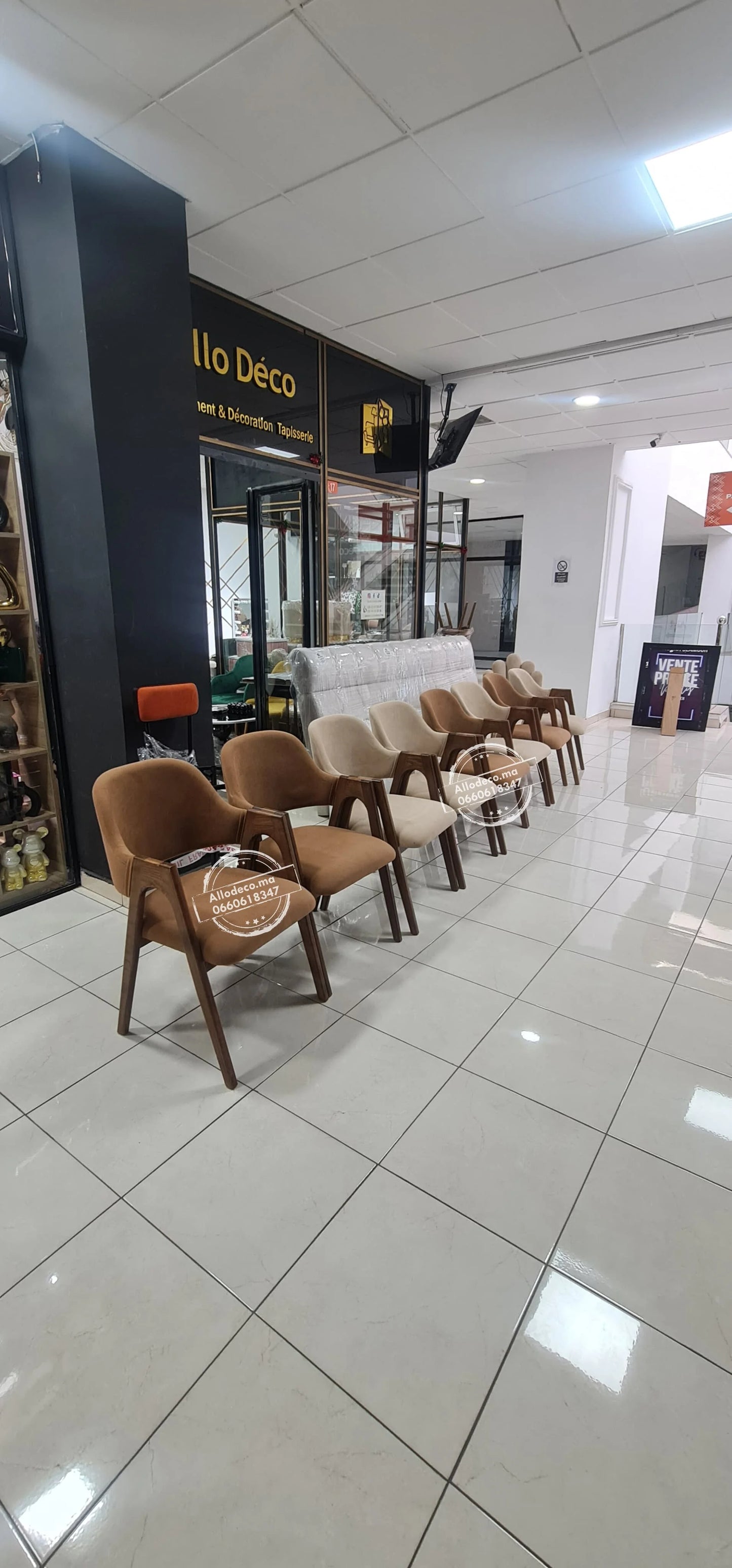 Chaise Alpha Pour salle à manger café restaurant cabinet salle d'attente