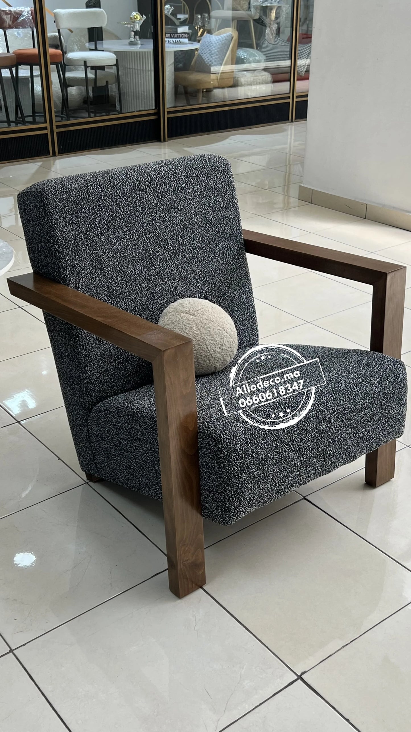 Fauteuil UTRECHT Maroc design - allodeco Maroc