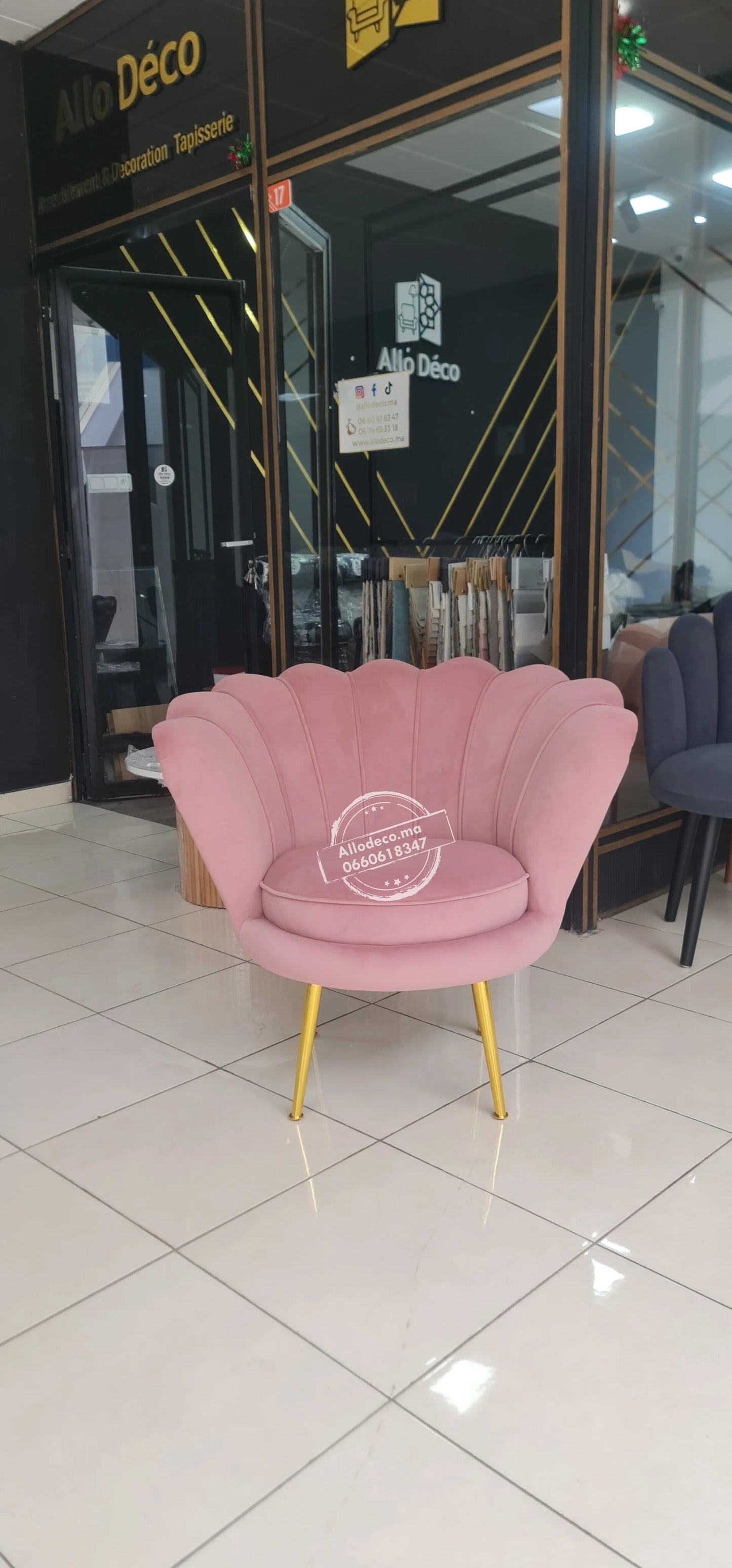 Fauteuil coquillage Chic - Allodeco Maroc