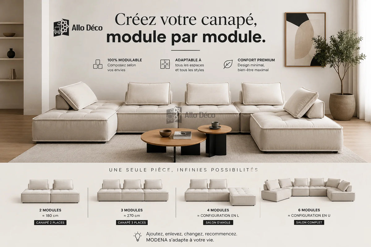 MODENA – Canapé Modulable