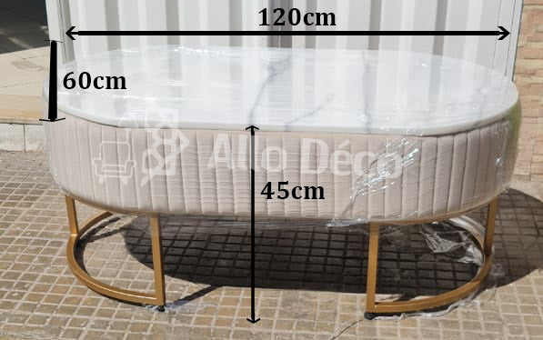 Pack Meuble tv + Table Basse effect marbre