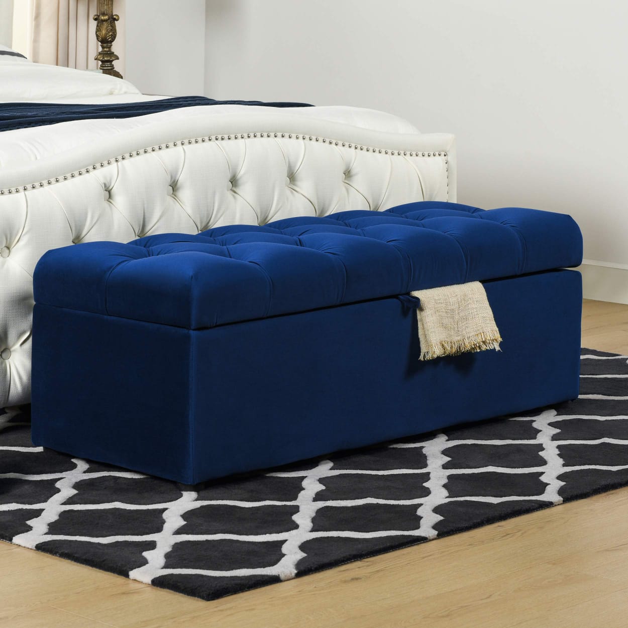 Rangement Pouf Multifonction Banc multicouleur + pouffe Gratuite