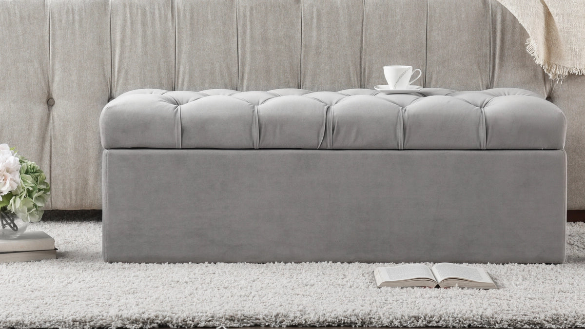 Rangement Pouf Multifonction Banc multicouleur + pouffe Gratuite