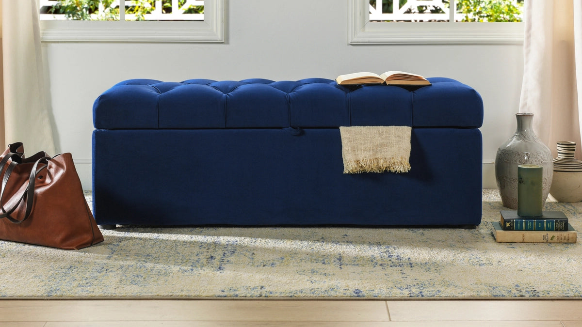 Rangement Pouf Multifonction Banc multicouleur + pouffe Gratuite