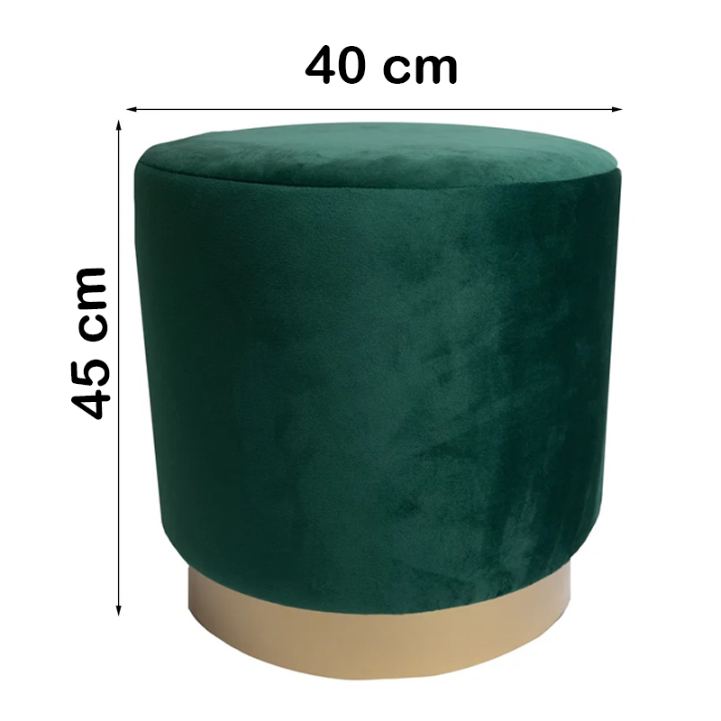 Pouf Repose-pied 45cm/40cm Tendence Chic