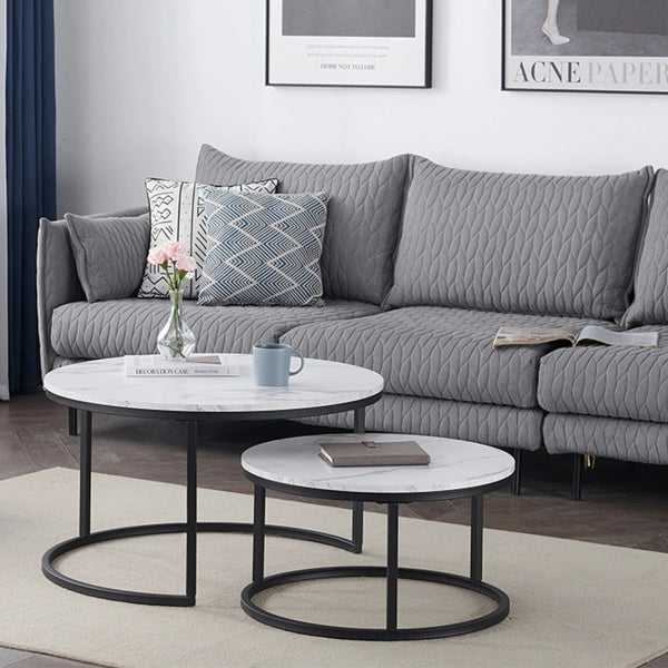 pack les soeurs - Tables gigogne effect marbre