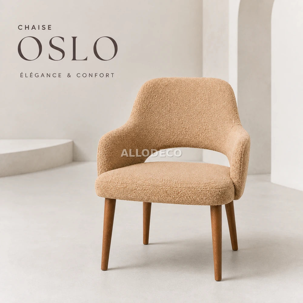 Chaise OSLO Allodeco – Design scandinave en hêtre massif