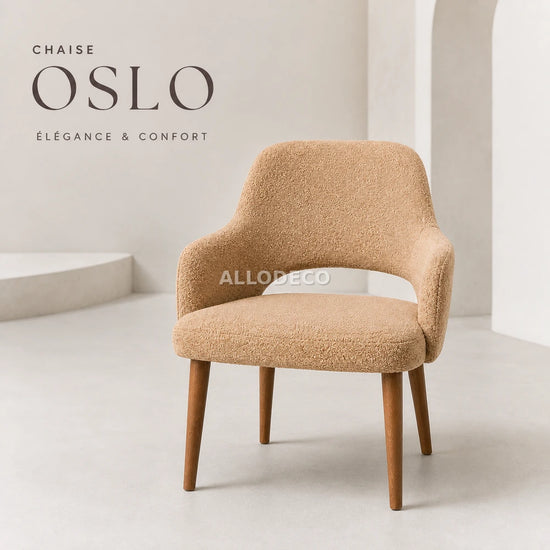 Chaise OSLO Allodeco – Design scandinave en hêtre massif