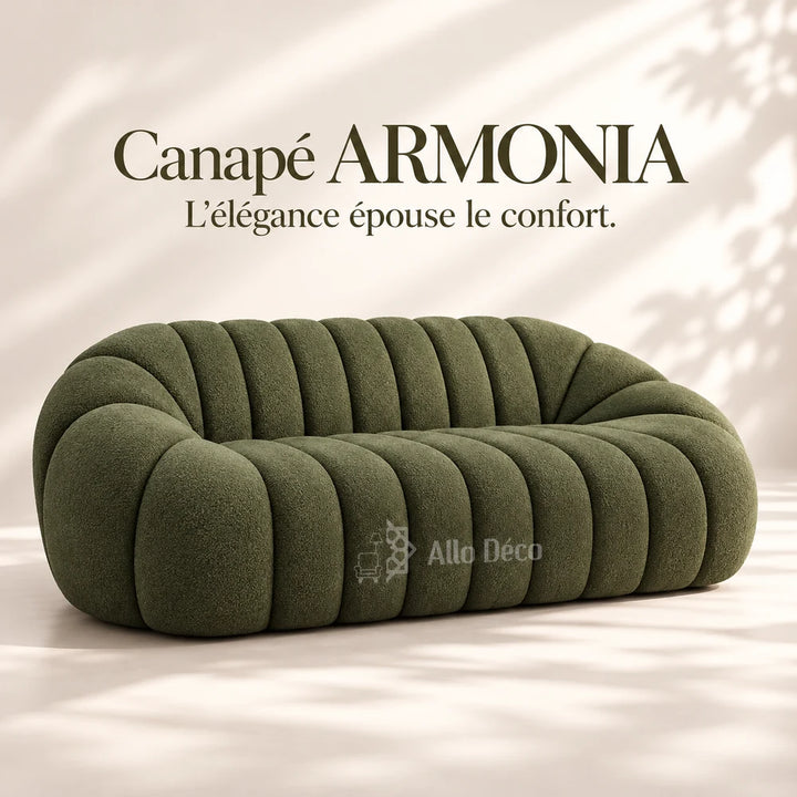 Sofa ARMONIA Allodeco – Élégance généreuse & confort premium