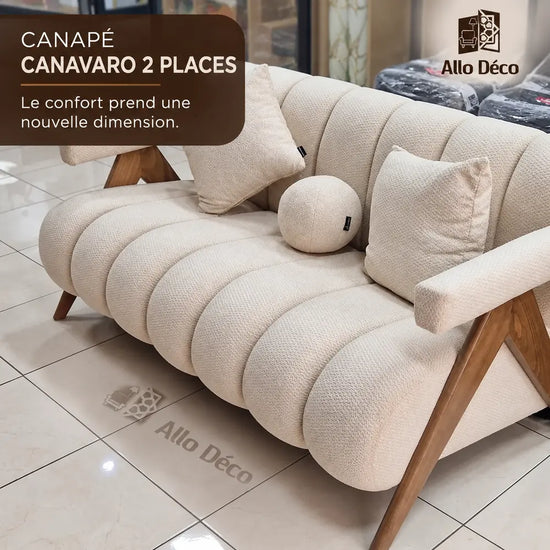 Canapé CANAVARO 2 Places Allodeco – Design Contemporain