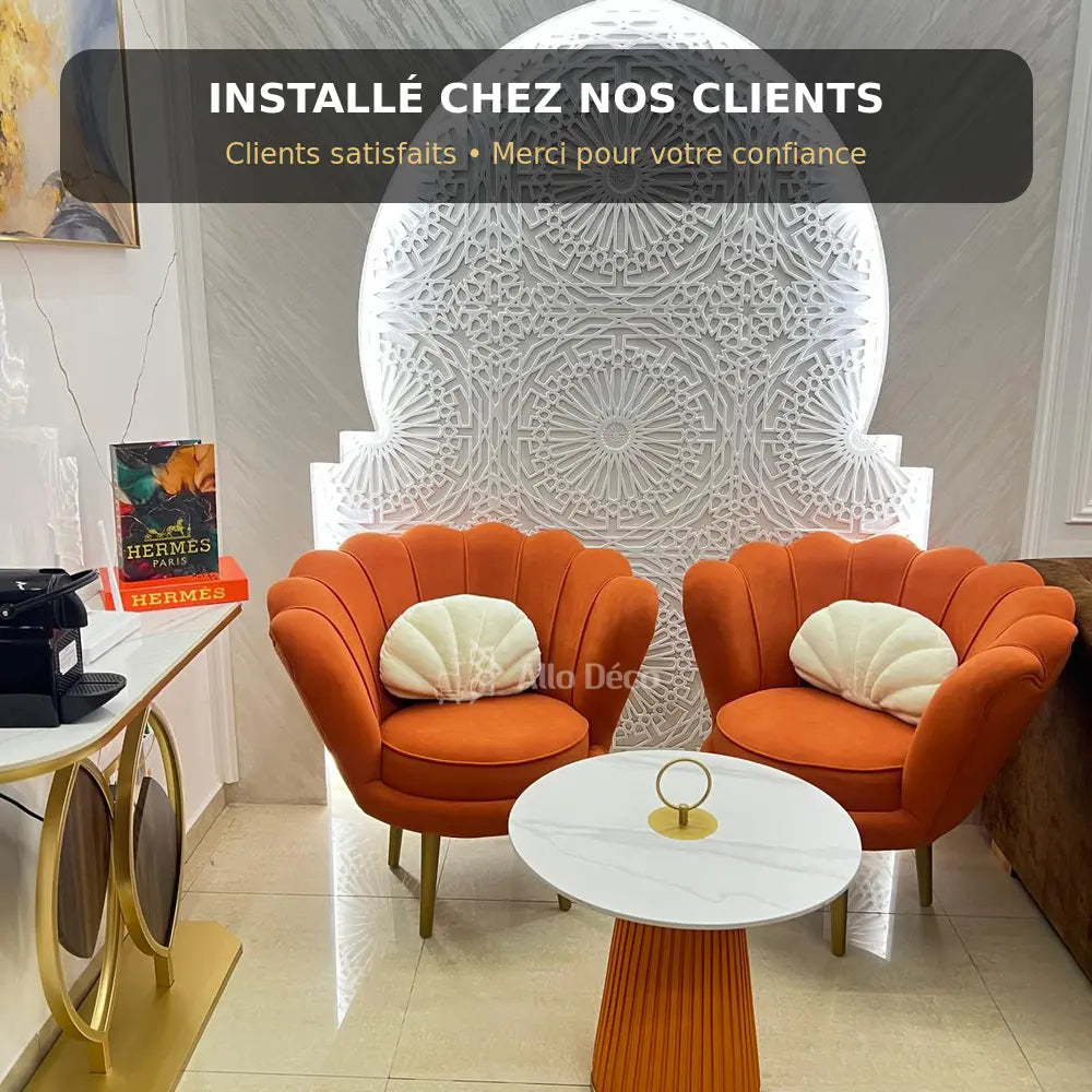 Fauteuil Coquillage Allodeco – Design Élégant & Enveloppant