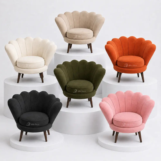 Fauteuil Coquillage Allodeco – Design Élégant & Enveloppant