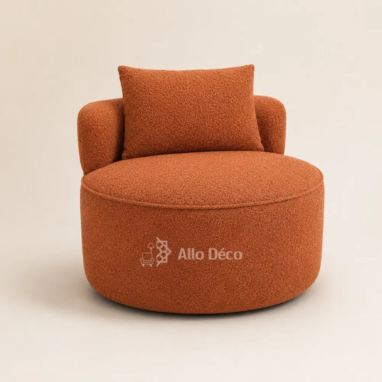 Fauteuil BAMBO 90 cm Allodeco – Rond & bouclette cosy