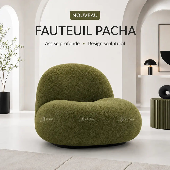 Fauteuil Pacha Bouclette - Allodéco Maroc