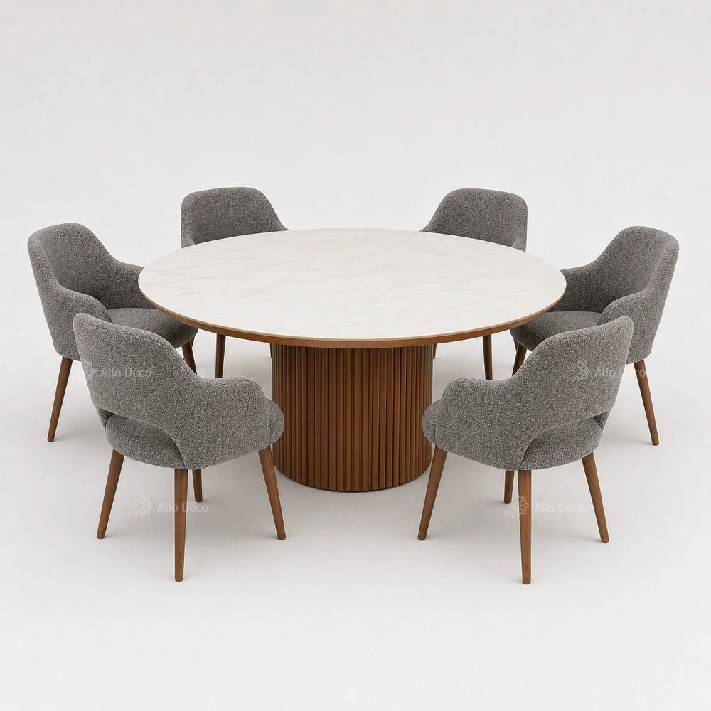 Pack Table SOLENA OSLO Allodeco – Ensemble Salle à Manger
