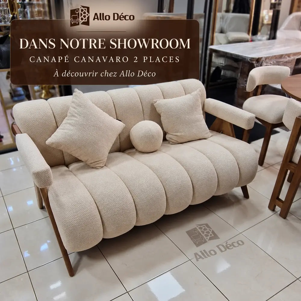 Canapé CANAVARO 2 Places Allodeco – Design Contemporain