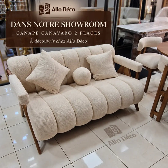 Canapé CANAVARO 2 Places Allodeco – Design Contemporain
