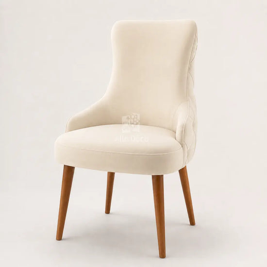 Chaise PRESTIGE Allodeco – Hêtre massif & tissu anti-tache