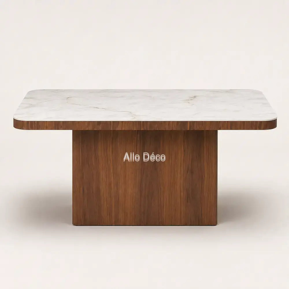 Table VENEZIA Allodeco – Céramique & finition noyer
