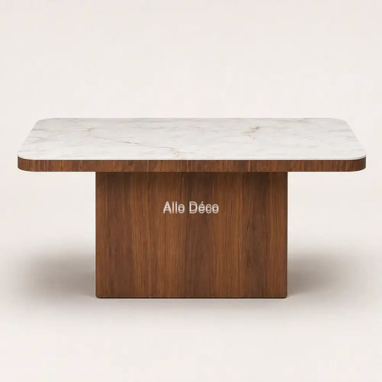 Table VENEZIA Allodeco – Céramique & finition noyer