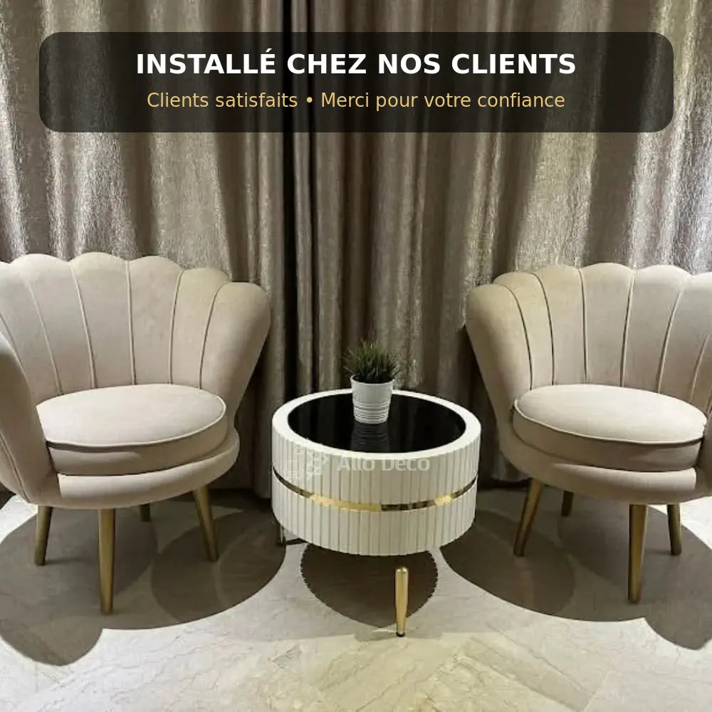 Fauteuil Coquillage Allodeco – Design Élégant & Enveloppant