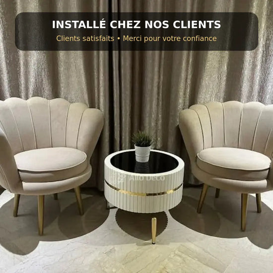 Fauteuil Coquillage Allodeco – Design Élégant & Enveloppant