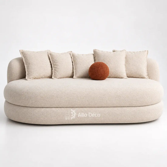 Canapé SANTIAGO Allodeco – Design Arrondi & Confort Premium
