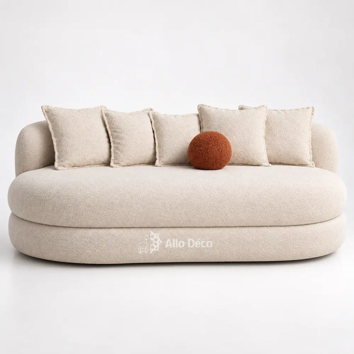 Canapé SANTIAGO Allodeco – Design Arrondi & Confort Premium